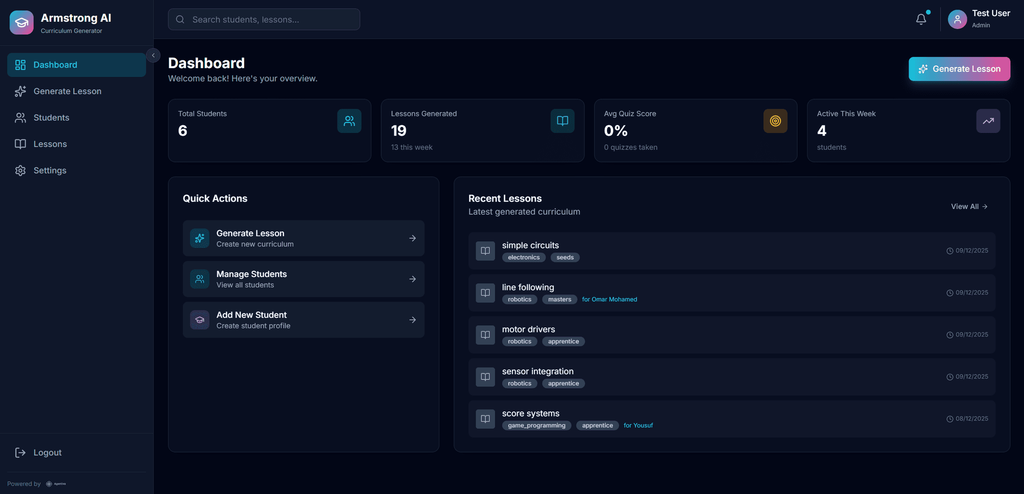 AI Curriculum Generator